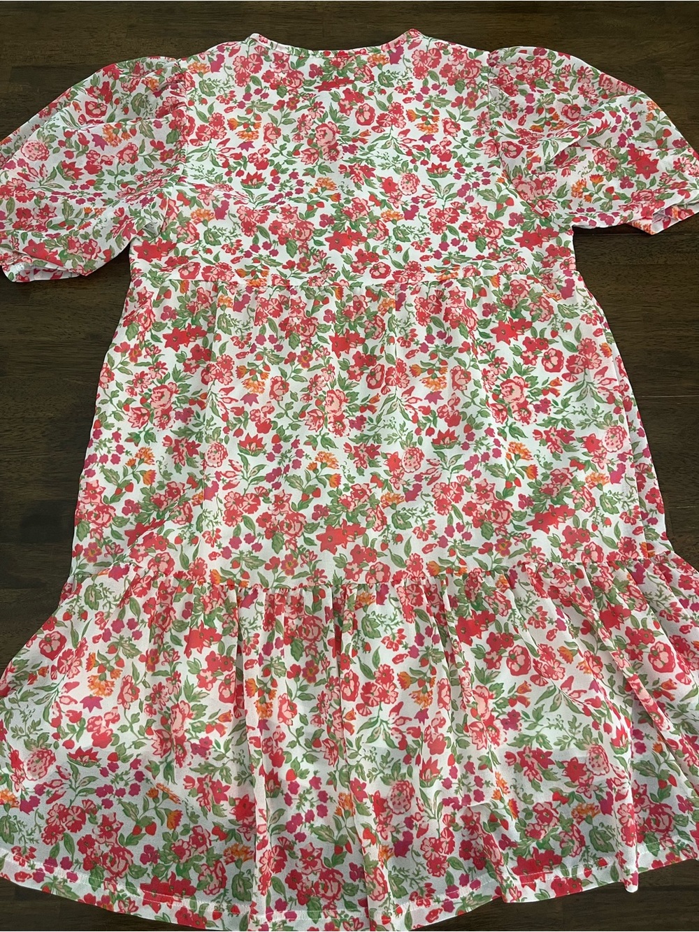 Smith and Quinn Florence Dress Field Flowers Mini Dress pink green Medium NWT - Picture 5 of 10